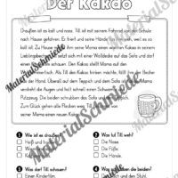 Herbst: Lesen & Verstehen mit Ankreuzen (Vorschau 09)