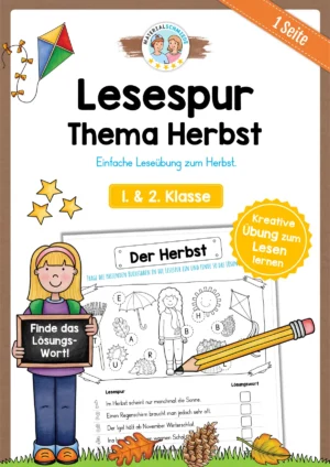 Lesespur Herbst (1. & 2. Klasse)