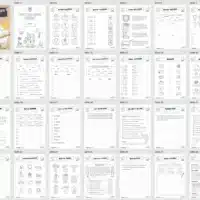 Arbeitsheft Herbst: Deutsch 2. und 3. Klasse (25 Arbeitsblätter) - Überblick