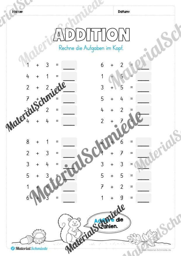 Materialpaket Herbst: 1. Klasse (Vorschau 09)