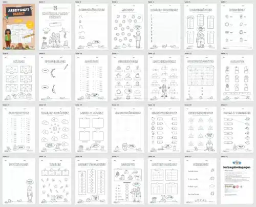 Arbeitsheft Herbst: 1. Klasse (Überblick)