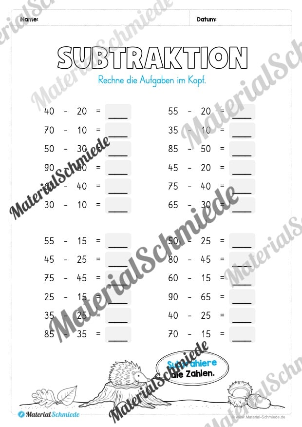 Materialpaket Herbst: 2. Klasse (Vorschau 09)