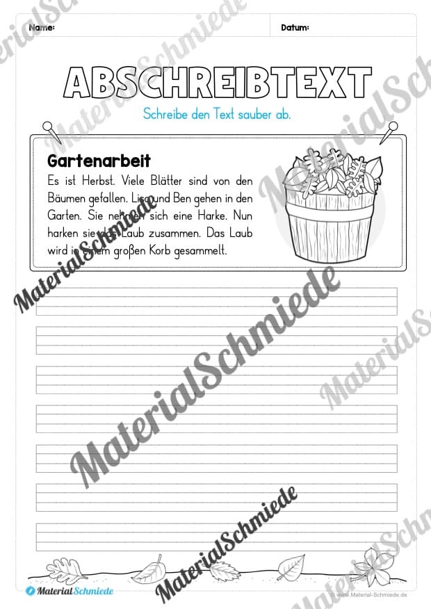 Materialpaket Herbst: 2. Klasse (Vorschau 24)