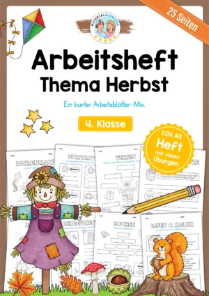 Arbeitsheft Herbst: 4. Klasse (25 Arbeitsblätter)