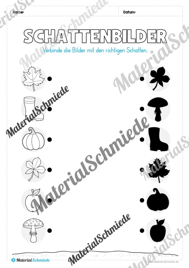 Materialpaket Herbst: Vorschule (Vorschau 03)