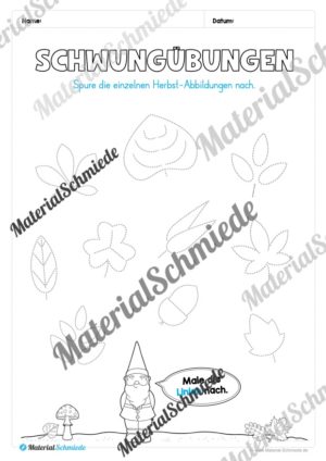 Materialpaket Herbst: Vorschule (Vorschau 06)