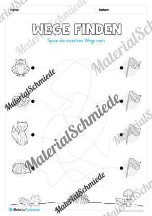 Materialpaket Herbst: Vorschule (Vorschau 08)