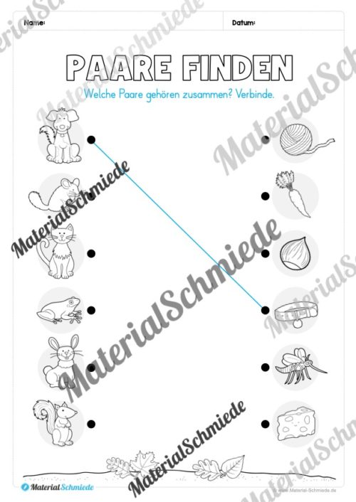 Materialpaket Herbst: Vorschule (Vorschau 18)