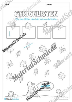 Materialpaket Herbst: Vorschule (Vorschau 20)