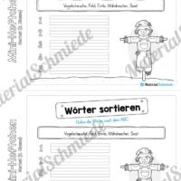 Mini-Heft: Herbst für die 2. Klasse (Wörter nach dem ABC sortieren)