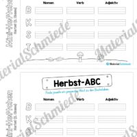 Mini-Heft: Herbst für die 2. Klasse (Herbst ABC)