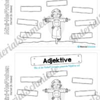 Mini-Heft: Herbst für die 3. Klasse (Adjektive zum Herbst aufschreiben)