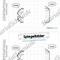 Mini-Heft: Herbst für die 3. Klasse (Spiegelbilder)