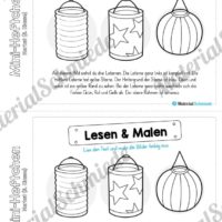 Mini-Heft: Herbst für die 3. Klasse (Lesen & Malen)