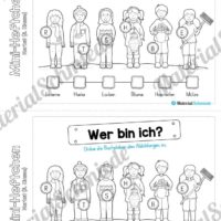 Mini-Heft: Herbst für die 3. Klasse (Wer bin ich)