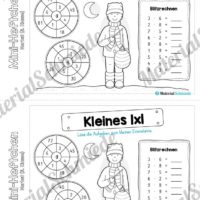 Mini-Heft: Herbst für die 3. Klasse (Kleines Einmaleins)