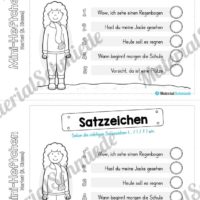 Mini-Heft: Herbst für die 3. Klasse (Satzzeichen einsetzen)