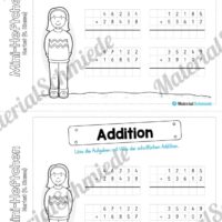 Mini-Heft: Herbst für die 4. Klasse (Schriftliche Addition)