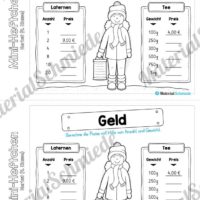 Mini-Heft: Herbst für die 4. Klasse (Rechnen mit Geld)