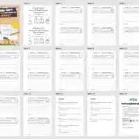 Mini-Heft: 10 Abschreibtexte zur Groß- und Kleinschreibung Thema Herbst (Überblick)