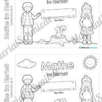 Mini-Heft: Mathe im Herbst - Zahlenraum bis 10 (Deckblatt)