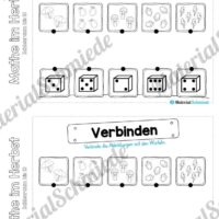 Mini-Heft: Mathe im Herbst - Zahlenraum bis 10 (Zählen und verbinden)