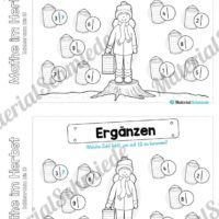 Mini-Heft: Mathe im Herbst - Zahlenraum bis 10 (Zahlen ergänzen)