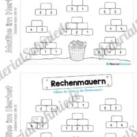 Mini-Heft: Mathe im Herbst - Zahlenraum bis 10 (Rechenmauern)