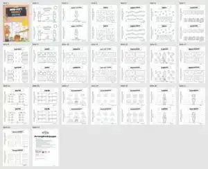 21 Seiten: Mathe Herbst-Heftchen (Zahlenraum bis 10) – Überblick