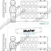 Mini-Heft: Herbst für die Vorschule (Muster fortführen)