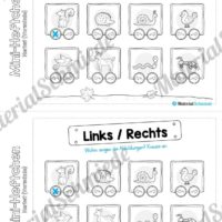 Mini-Heft: Herbst für die Vorschule (Links-Rechts Übungen)