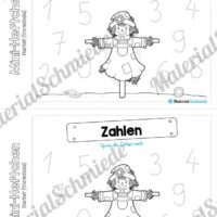 Mini-Heft: Herbst für die Vorschule (Zahlen schreiben)