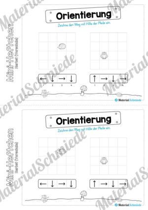 Mini-Heft: Herbst für die Vorschule (Orientierung)