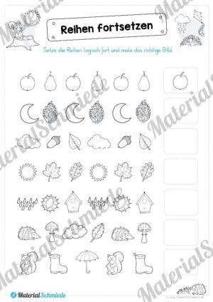 15 Rätsel zum Herbst für die 1. und 2. Klasse (Vorschau 03)