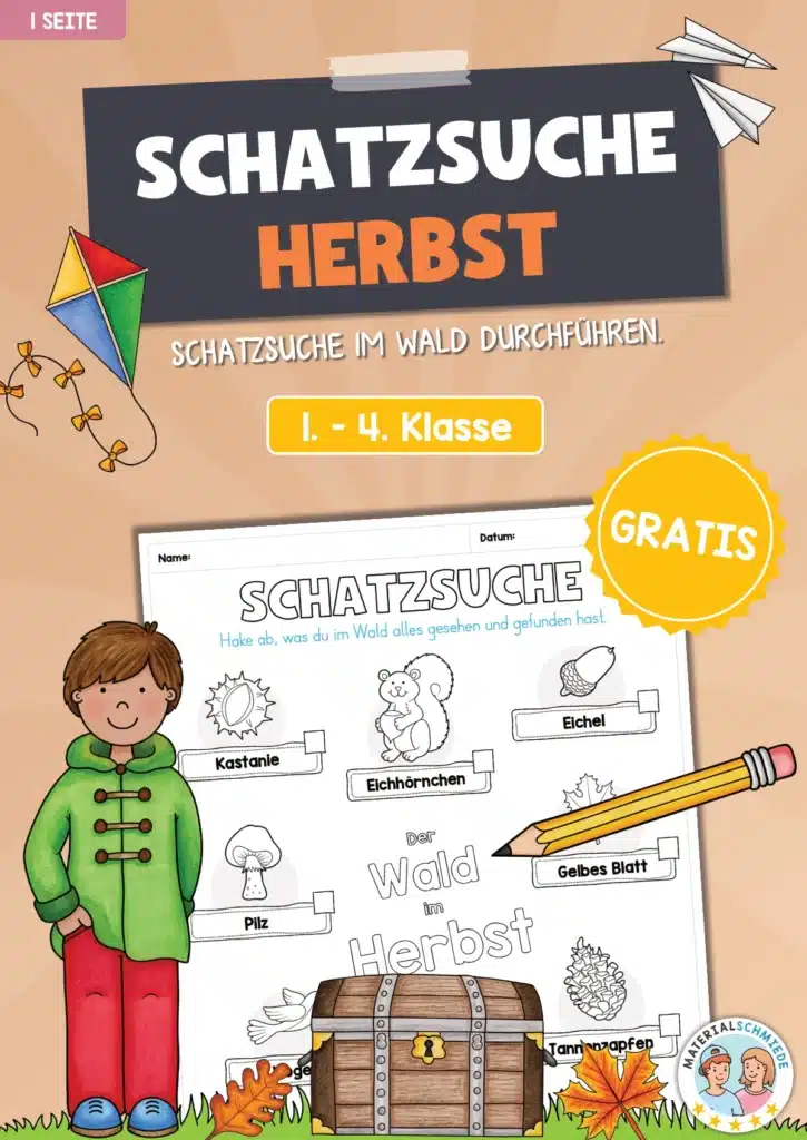 Schatzsuche: Der Wald im Herbst