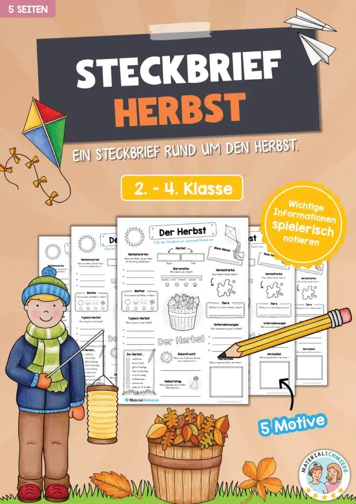 Steckbrief Herbst (5 Motive)