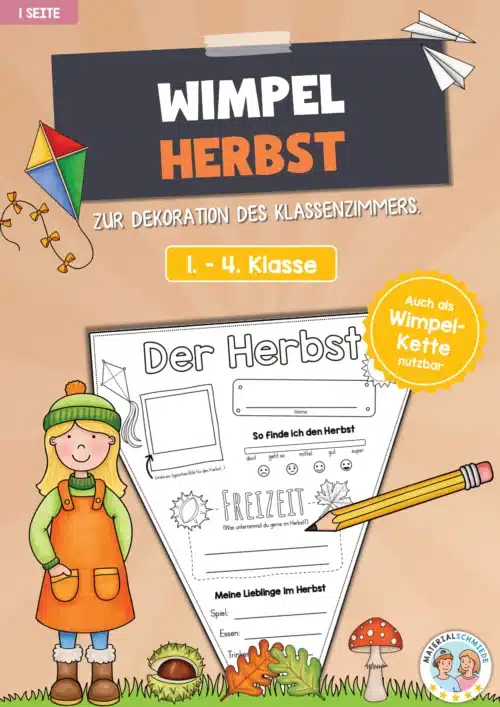 Wimpel / Wimpelkette: Der Herbst