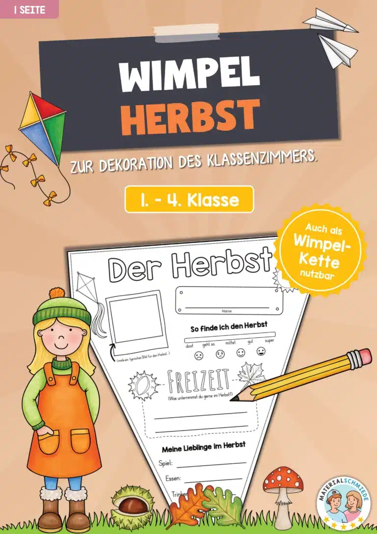 Wimpel / Wimpelkette: Der Herbst