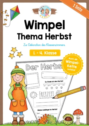 Wimpel / Wimpelkette: Der Herbst