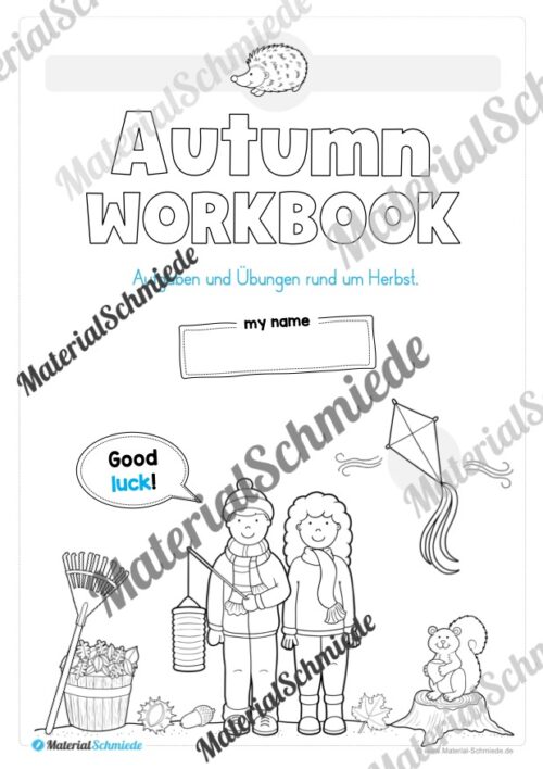 Workbook Herbst/Autumn auf Englisch (Arbeitsblatt 01)