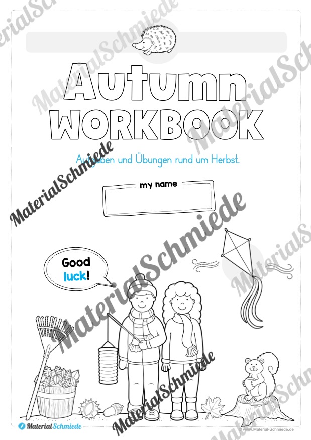 Workbook Herbst/Autumn auf Englisch (Arbeitsblatt 01)