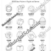 Workbook Herbst/Autumn auf Englisch (Arbeitsblatt 03)