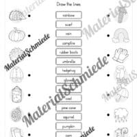 Workbook Herbst/Autumn auf Englisch (Arbeitsblatt 06)