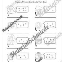 Workbook Herbst/Autumn auf Englisch (Arbeitsblatt 10)