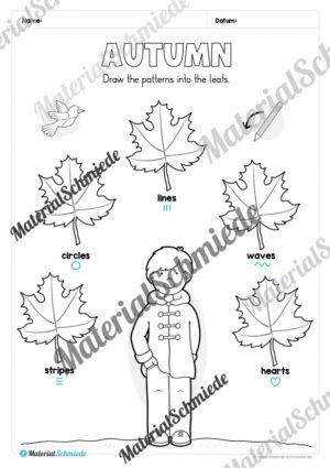 Workbook Herbst/Autumn auf Englisch (Arbeitsblatt 15)