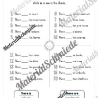 Workbook Herbst/Autumn auf Englisch (Arbeitsblatt 16)