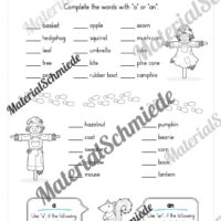 Workbook Herbst/Autumn auf Englisch (Arbeitsblatt 17)