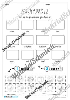 Workbook Herbst/Autumn auf Englisch (Arbeitsblatt 19)