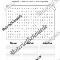 Arbeitsheft Wortarten - Thema Herbst (Arbeitsblatt 12)