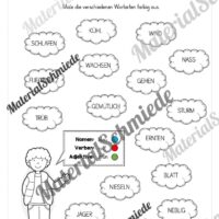 Arbeitsheft Wortarten - Thema Herbst (Arbeitsblatt 13)